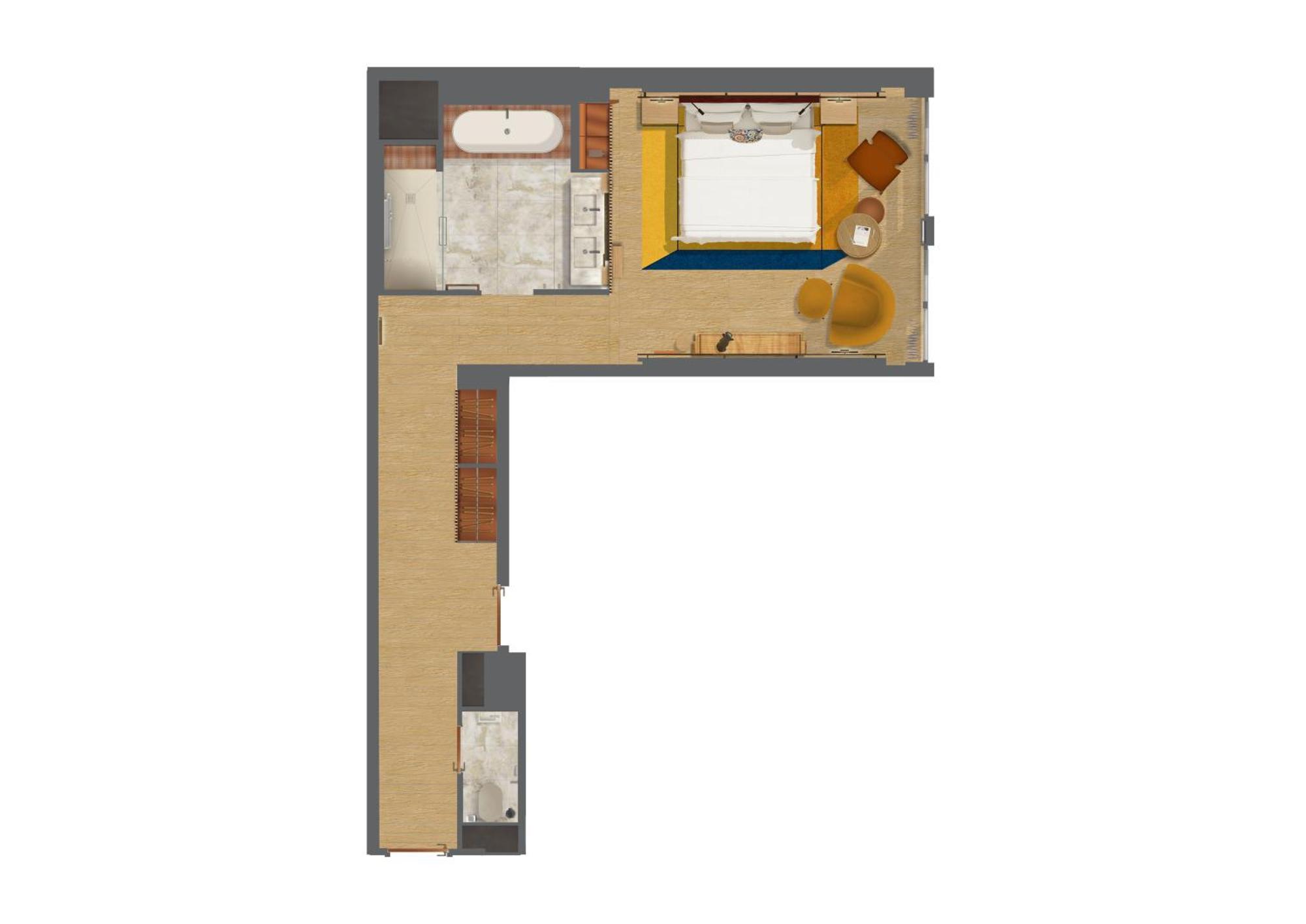 Studio Junior Suite - Courtyard view